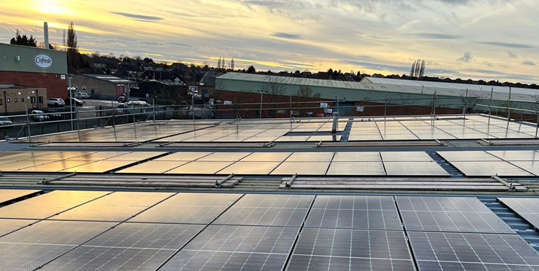 solar power across 20 UK sites